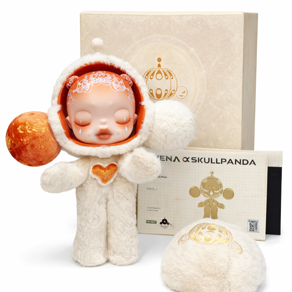 Mega α Skullpanda White Moon 400% – 2025 Limited Edition