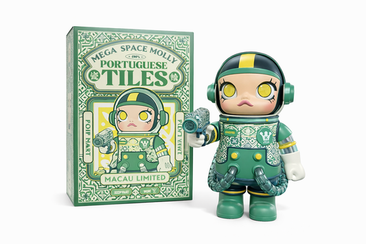 POP MART Mega Space Molly 400% – Portuguese Tiles 2025 Limited Edition