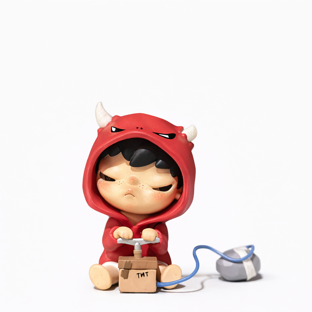 🎭 POP MART Hirono – Mime Series “Inverse” Figure