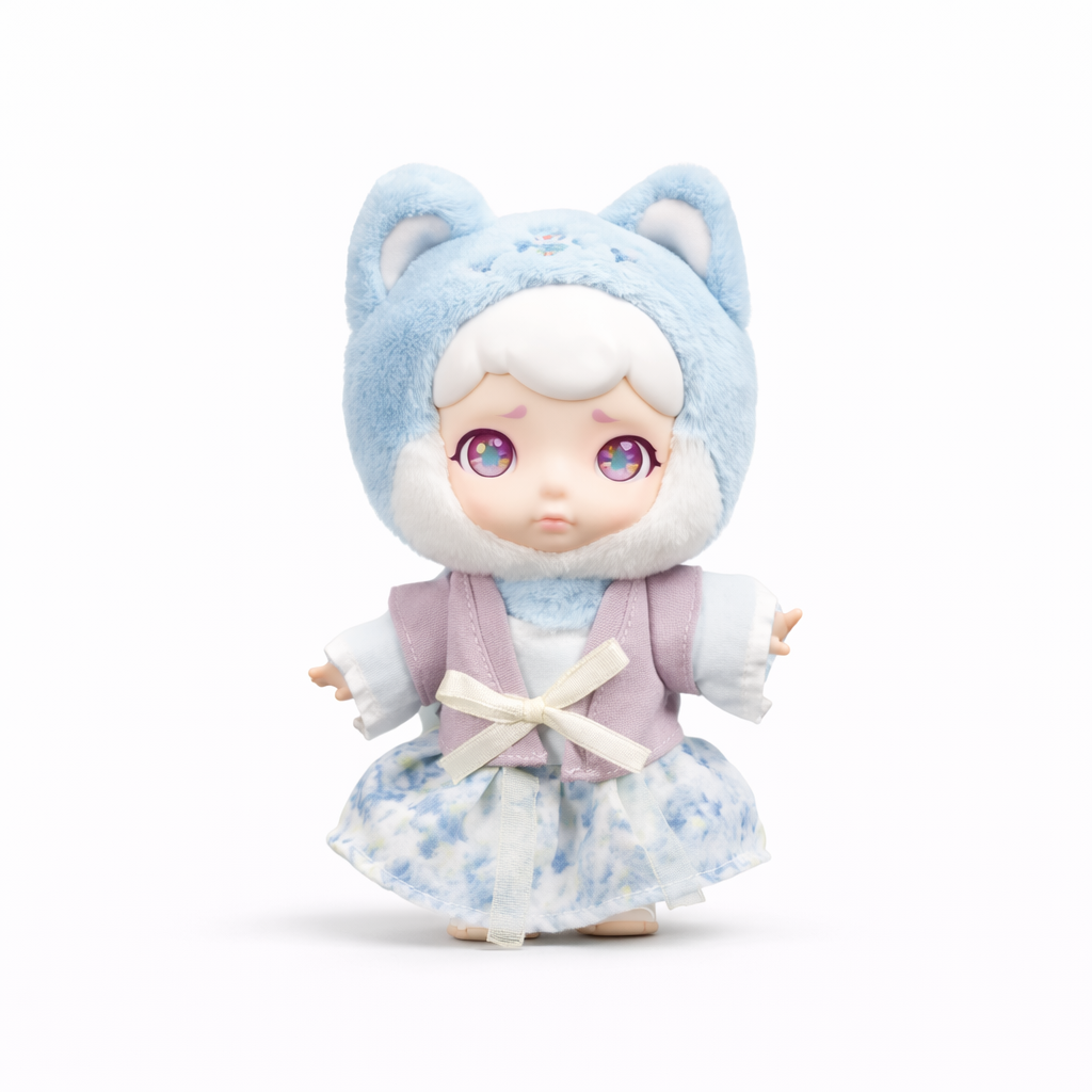 🐉 POP MART Laura – Chinese Mythic Beasts Series Vinyl Plush Pendant “Fei‑Fei Alleviates Worries”