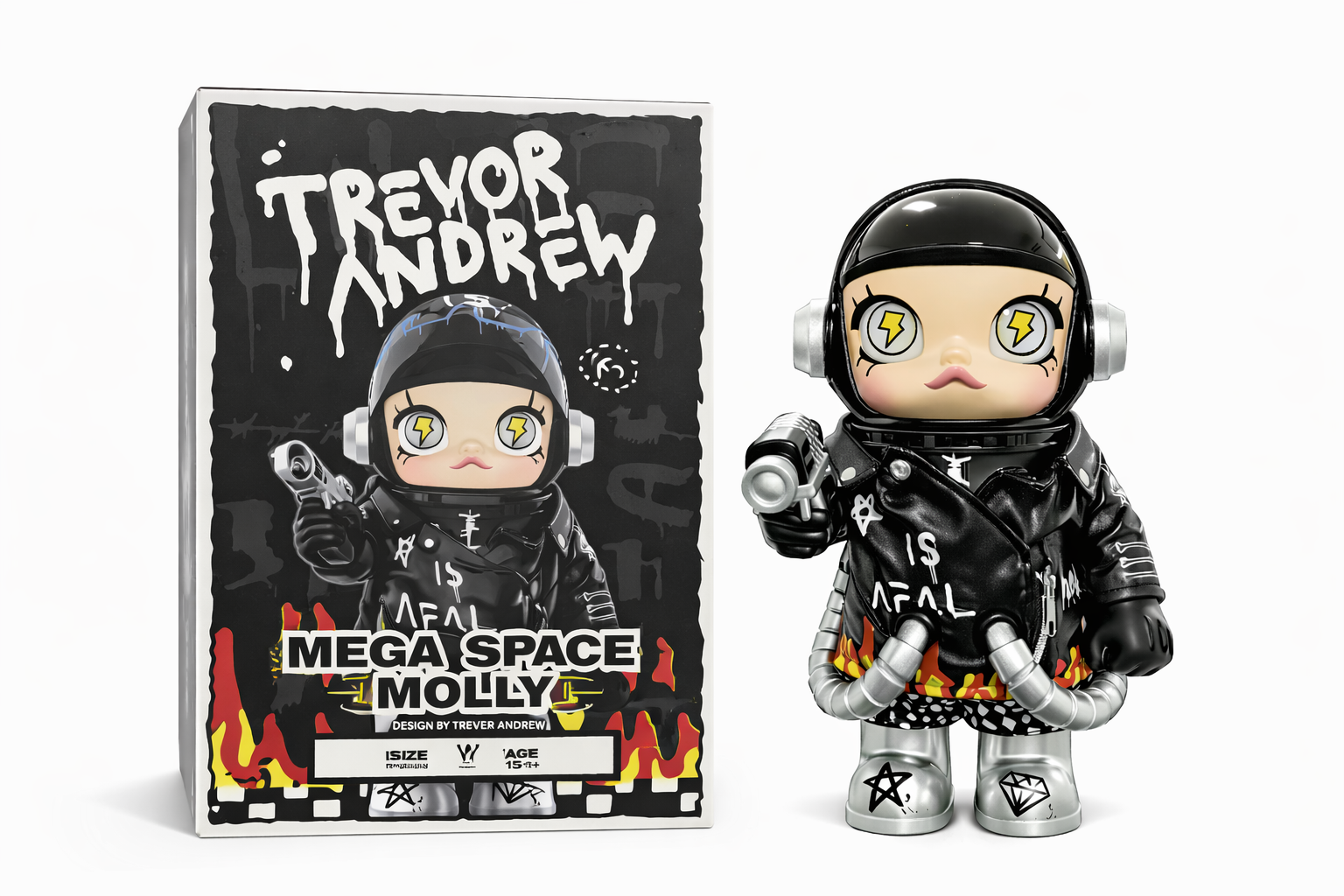POP MART Mega Space Molly 400% – Trevor Andrew 2.0 (2025 Limited Edition)