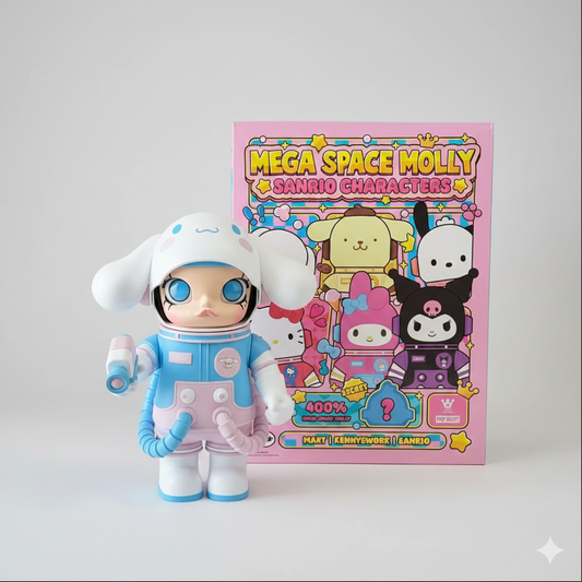 MEGA SPACE MOLLY 400% Sanrio Characters Series – Cinnamoroll (2024 Limited Edition)