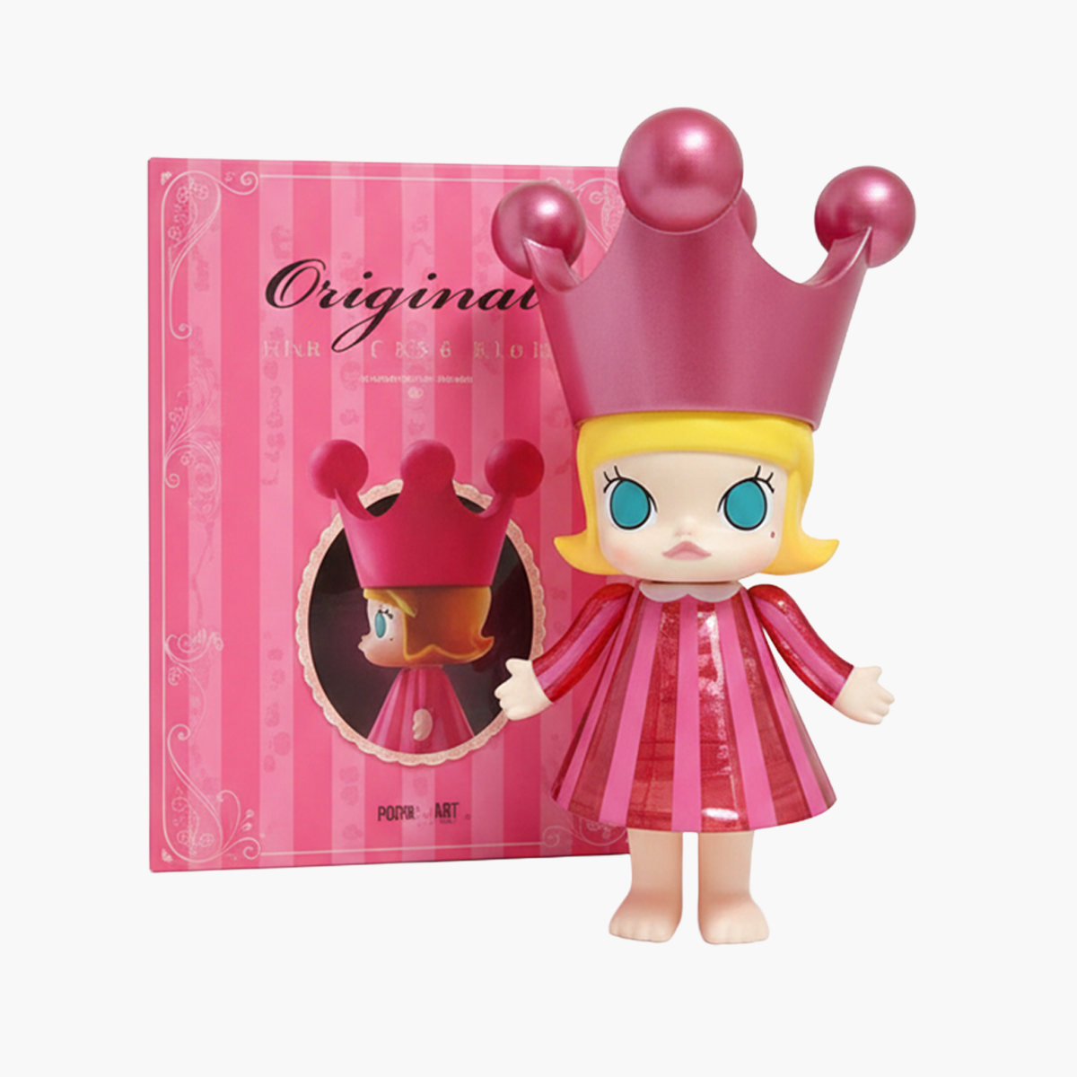 POP MART MEGA ROYAL MOLLY 400% Original Princess Pink (2024 Limited Edition)