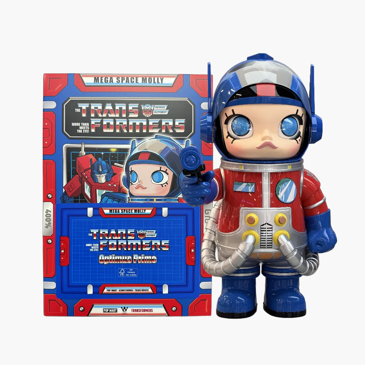 POP MART MEGA SPACE MOLLY 400% Transformers Optimus Prime 2025 Limited Edition